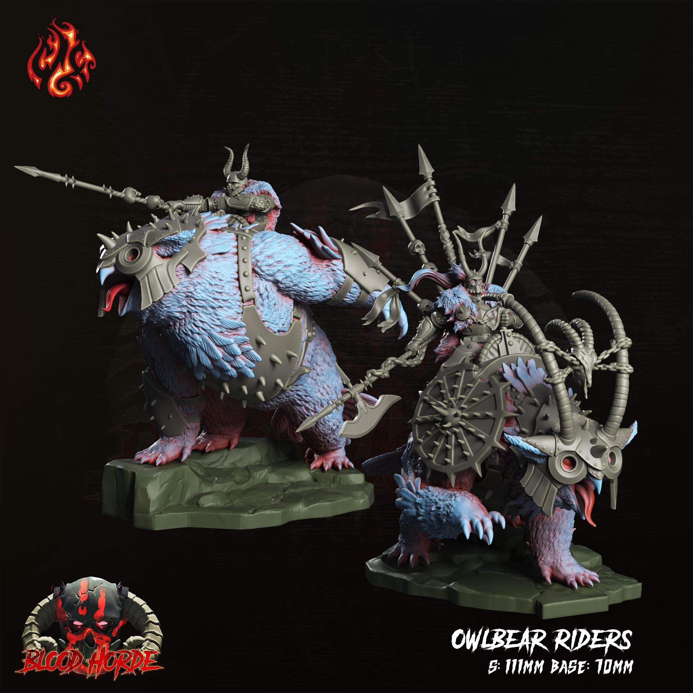 Owlbear Riders 3d model