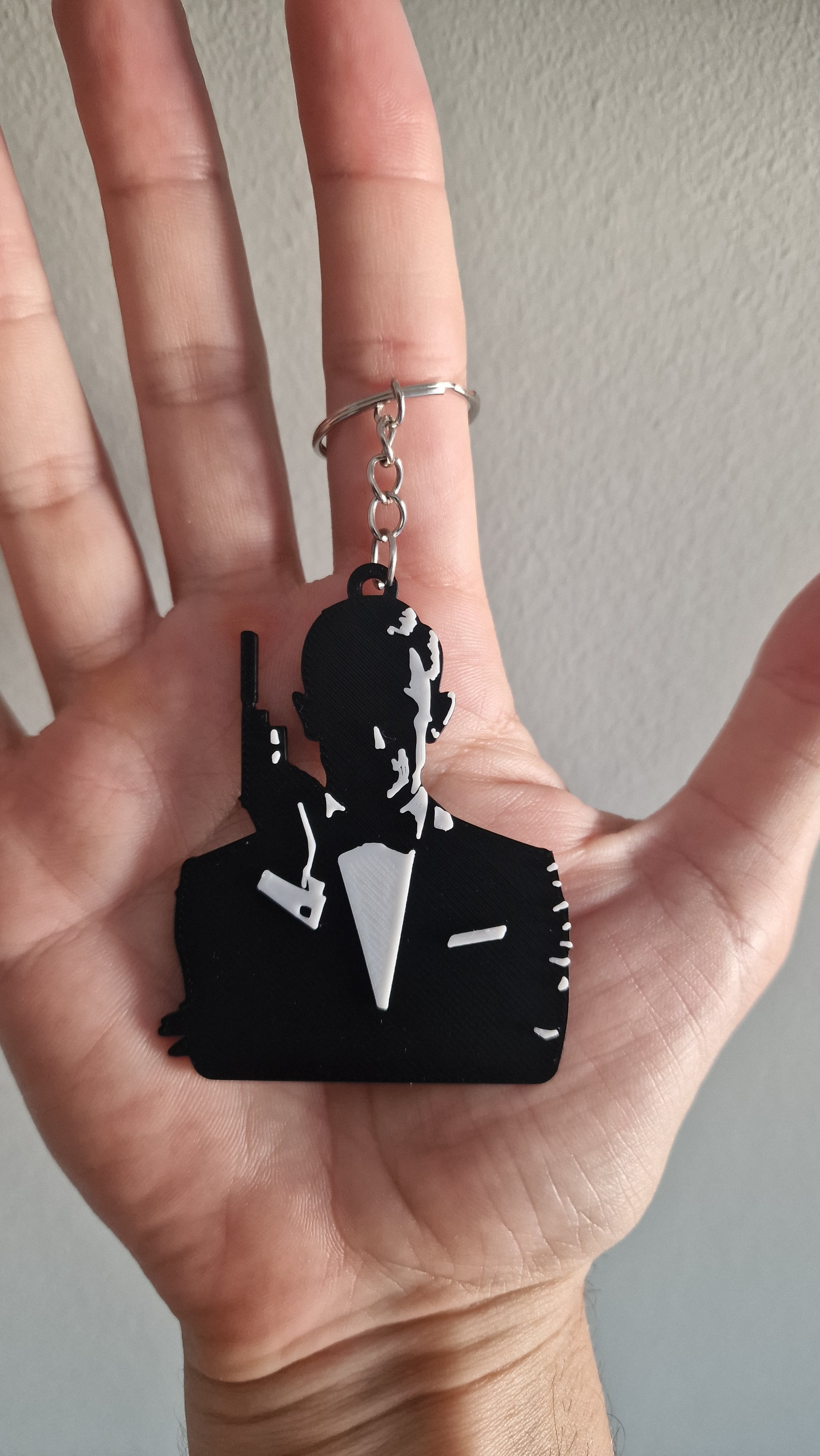 James Bond pack keychains 3d model