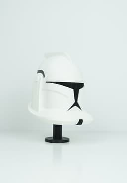 Mk 1 Clone Trooper Helmet Heroes!! (No Need for AMS, Supports, or Glue!) 3d model