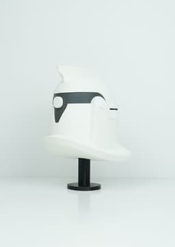 Mk 1 Clone Trooper Helmet Heroes!! (No Need for AMS, Supports, or Glue!) 3d model
