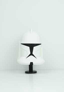 Mk 1 Clone Trooper Helmet Heroes!! (No Need for AMS, Supports, or Glue!) 3d model