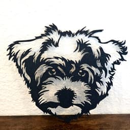 havanese wall art havapoo decor 3d model
