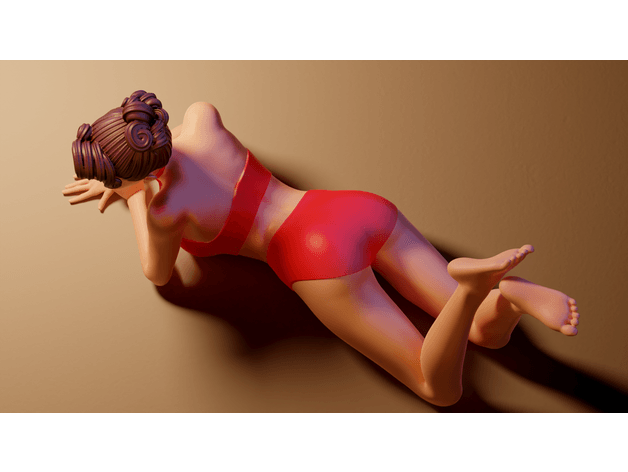 Pin-Up Girl 3d model