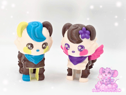 Exclusive: PomPom Flexis & Their Cozy Doggy Home! 3d model