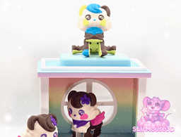 Exclusive: PomPom Flexis & Their Cozy Doggy Home! 3d model