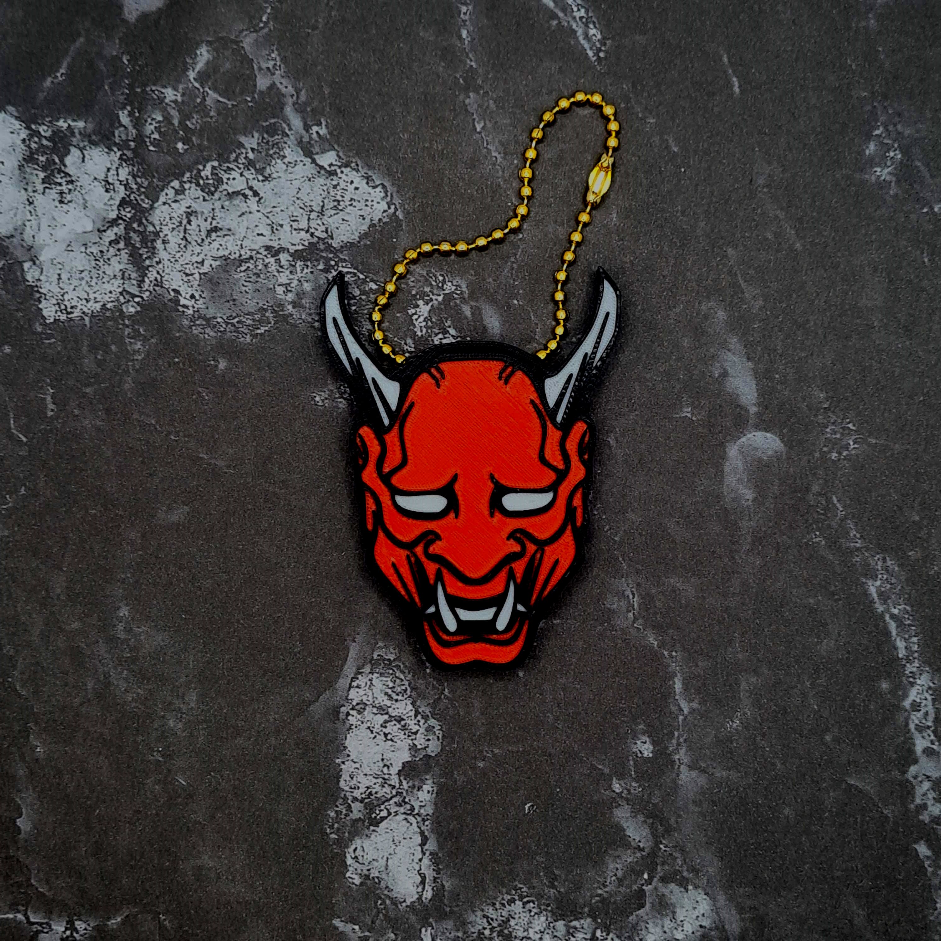 Oni Keychain (style 1) 3d model