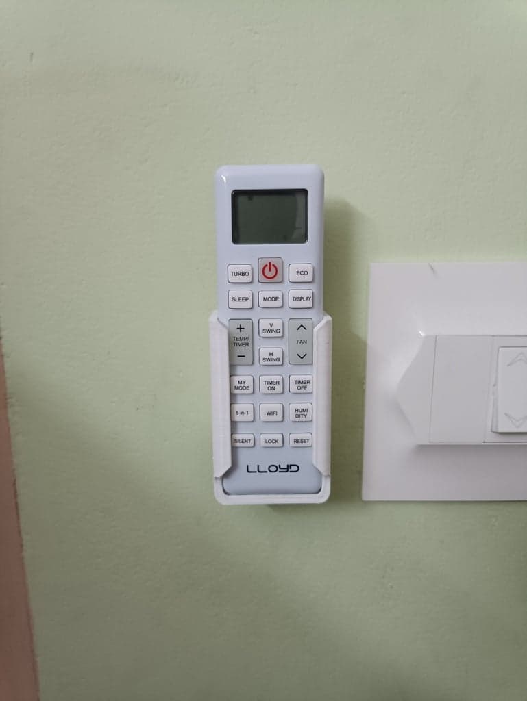 LLYOD AC remote Wall holder/mount 3d model
