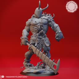 Grave Titan - Tabletop Miniature (Pre-Supported) 3d model