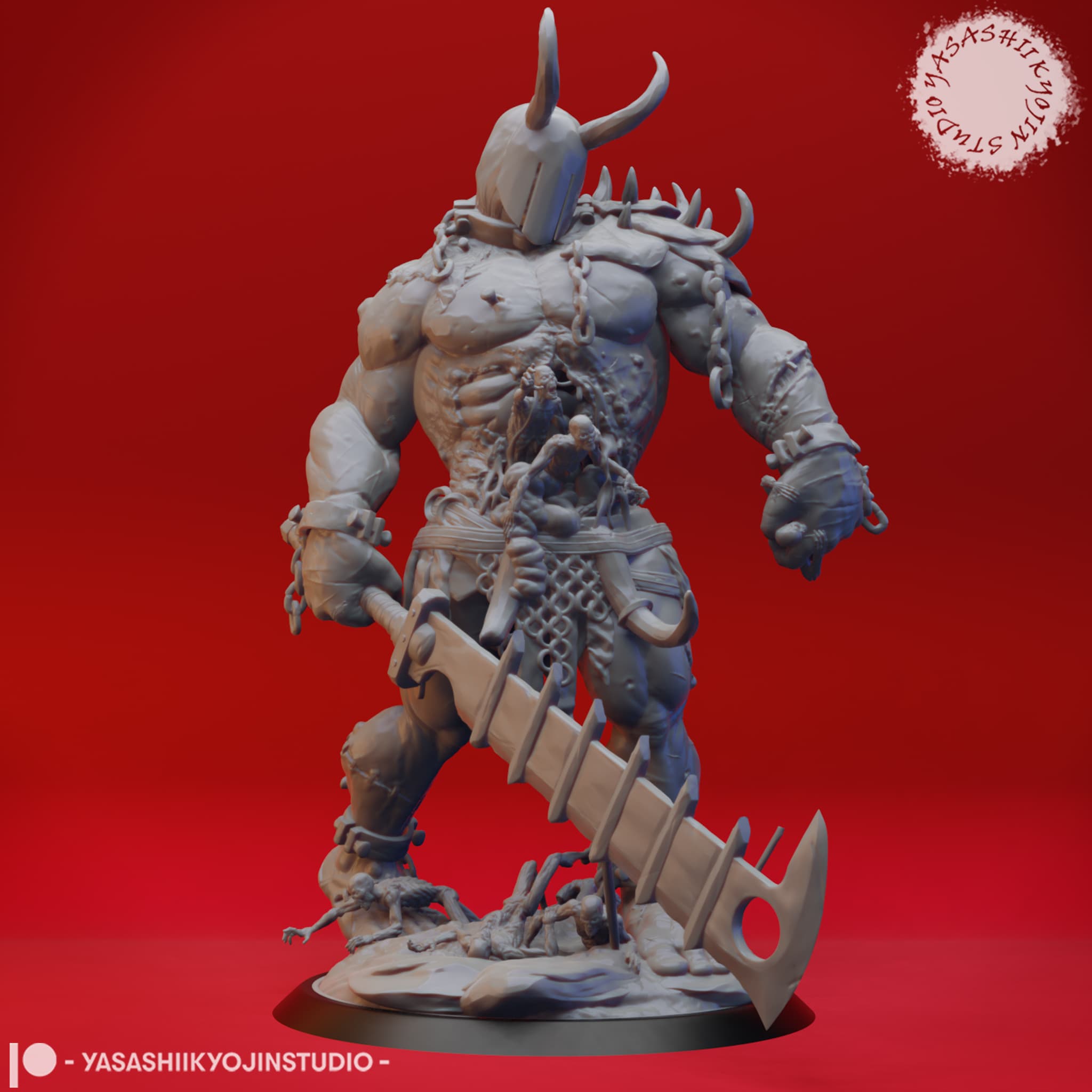 Grave Titan - Tabletop Miniature (Pre-Supported) 3d model