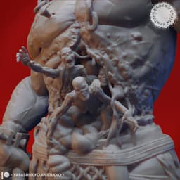 Grave Titan - Tabletop Miniature (Pre-Supported) 3d model
