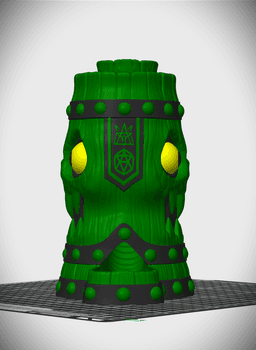 Spooky Monster Mug Dice Tower 3d model