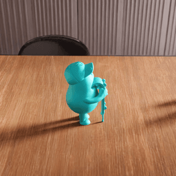 Street Art Skateboarder Character Figurine 3d model