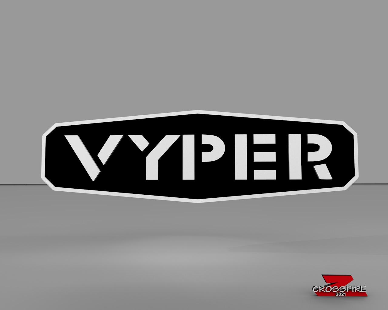 Vyper Lettering 3d model