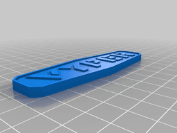 Vyper Lettering 3d model