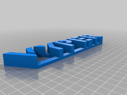 Vyper Lettering 3d model