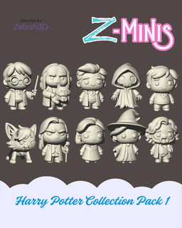 Z-MINIS HARRY POTTER COLLECTION PACK 1 3d model