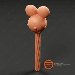 Candy in Minnie Mouse style 3d model