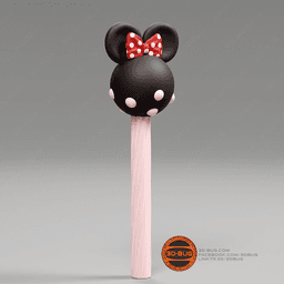 Candy in Minnie Mouse style 3d model