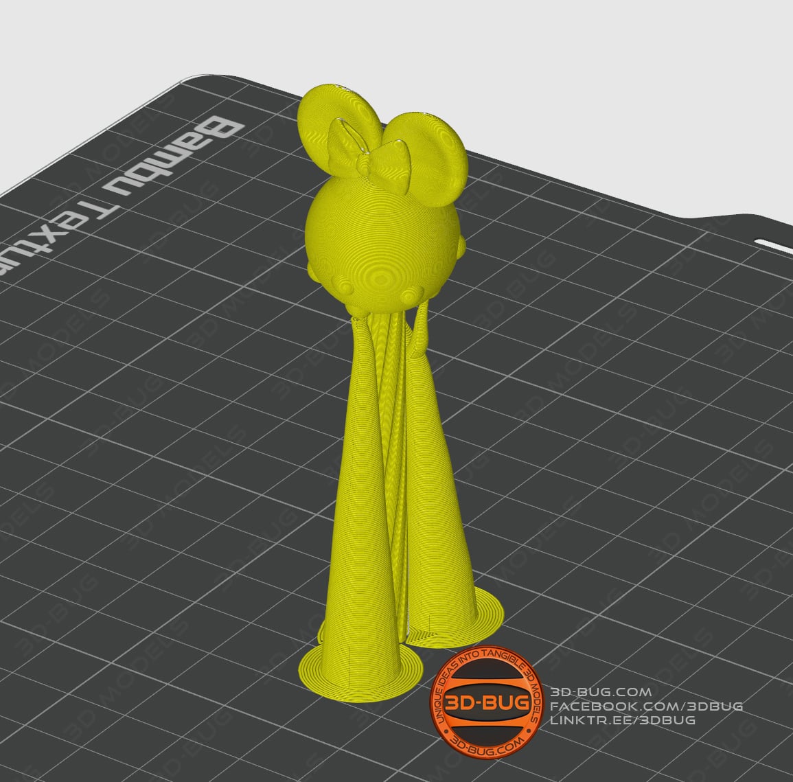 Candy in Minnie Mouse style 3d model