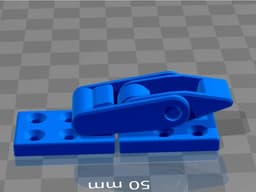 Latch+toggle+lock+samesize ..4 single pieces 3d model