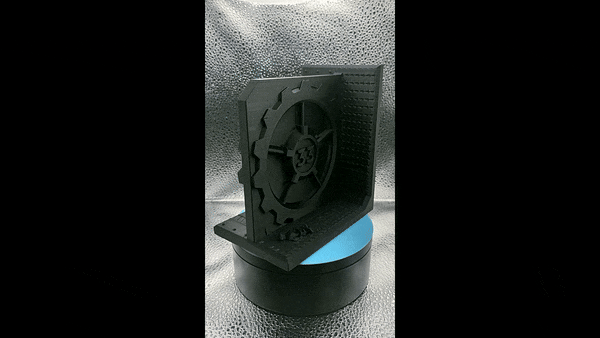Fallout (themed) Bookend 3d model