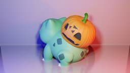 Pumpink Bulbasaur 3d model