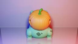 Pumpink Bulbasaur 3d model
