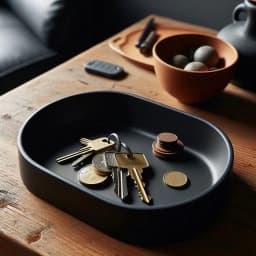 Designer Catch All Tray "Ovalism" 3d model