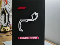 Monaco Formula 1 Track Lightbox 3d model