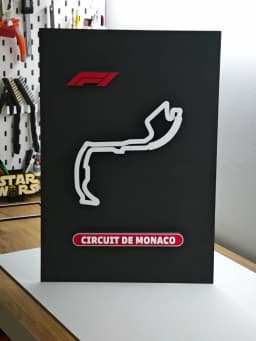 Monaco Formula 1 Track Lightbox 3d model