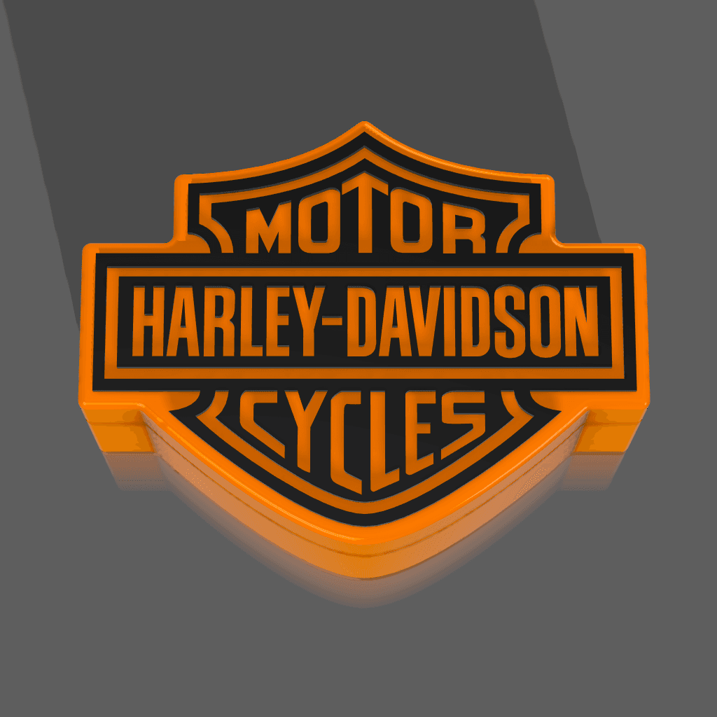 Harley-Davidson Box 3d model