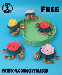 Public Free Release: Lyly Turtle and Mini Zen 3d model