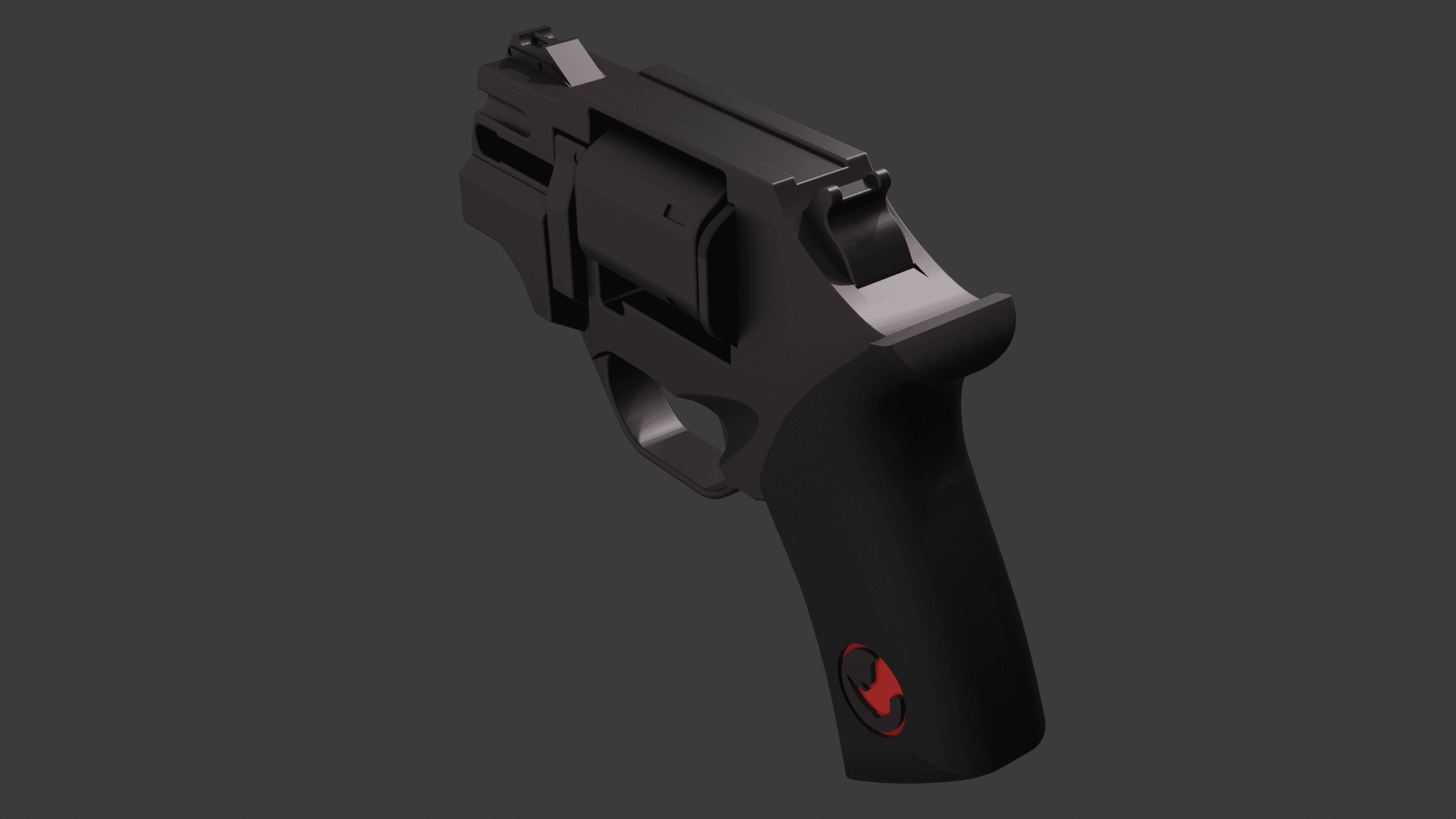 Mini Revolver Prop Pistol Gun Handgun Firearm 20ds 3d model