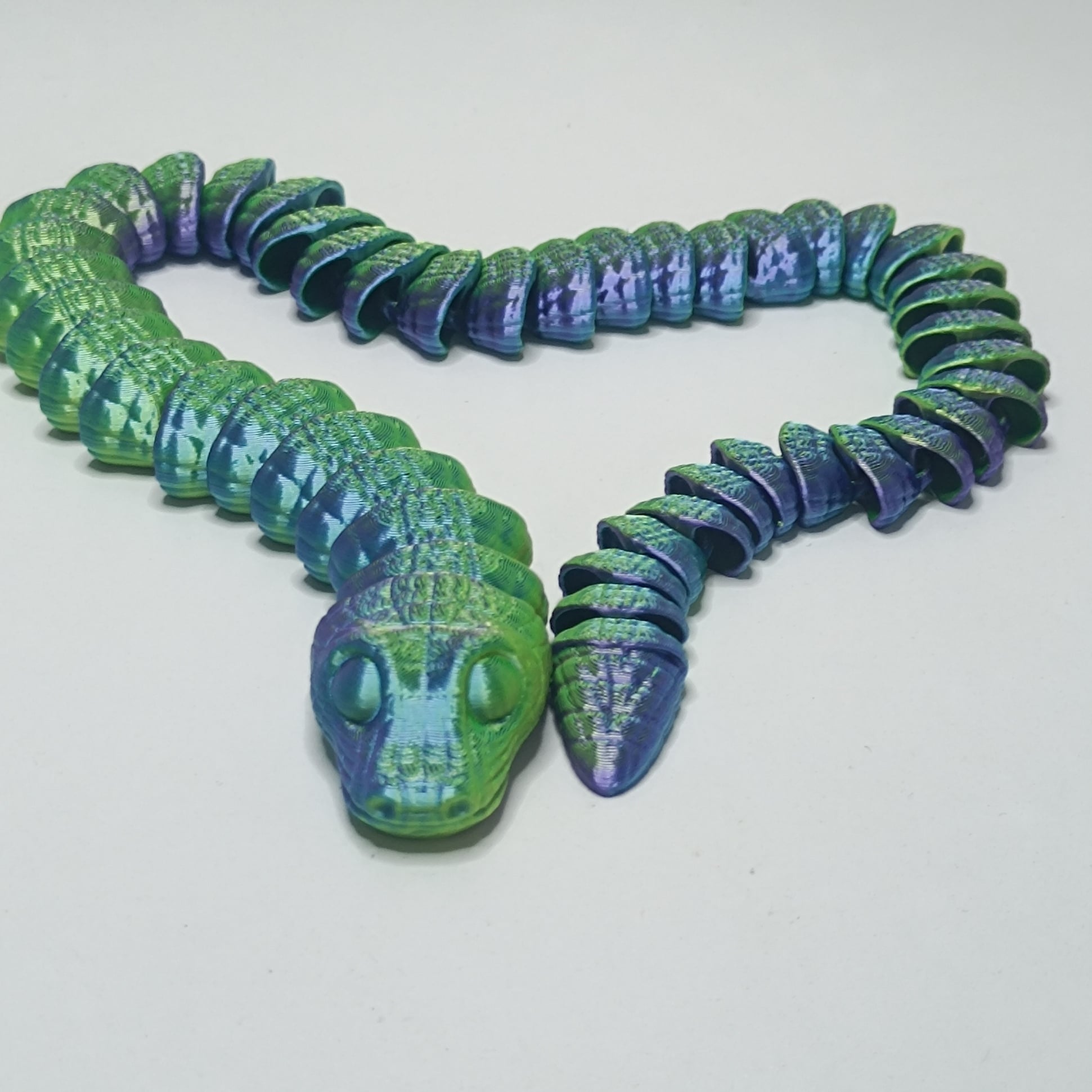 Flexi Snake - Print in Place No Supports 3d model