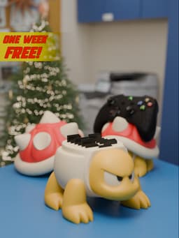 Spiny - Controller Stand and Switch Game Case 3d model