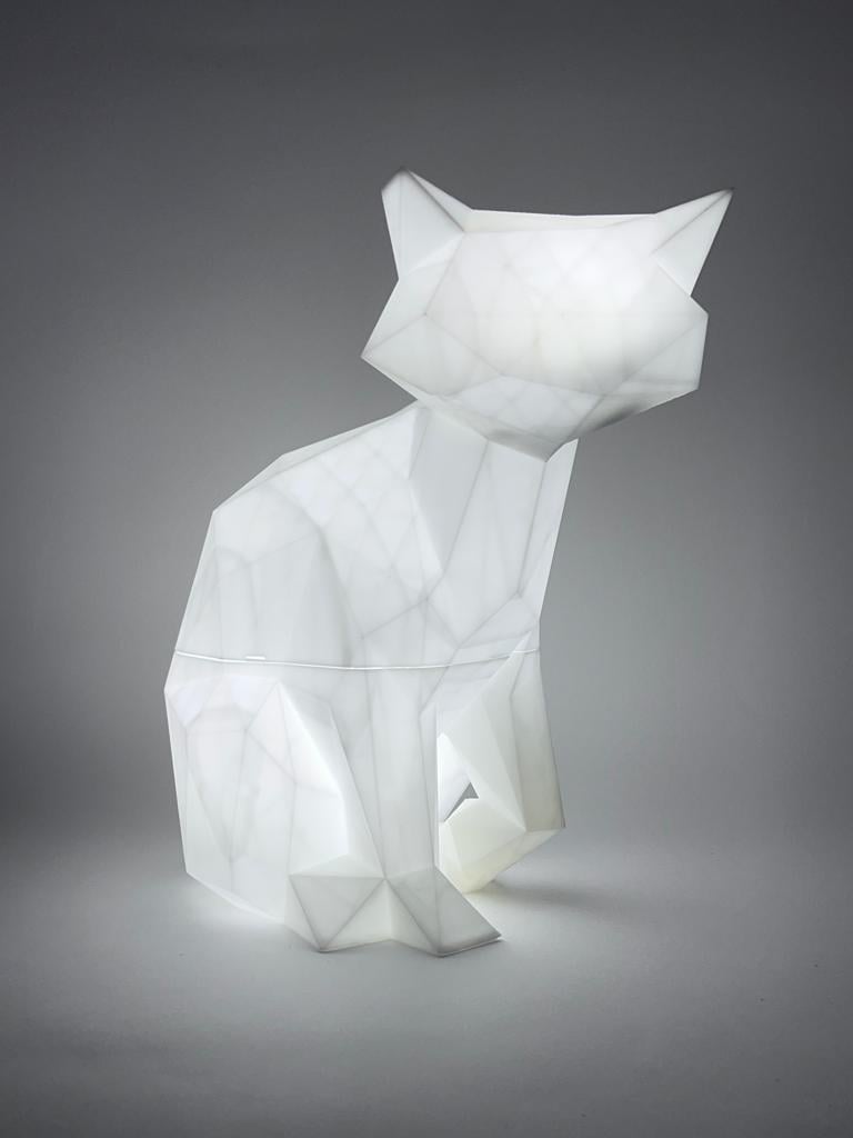Cat shaped lamp 3d model
