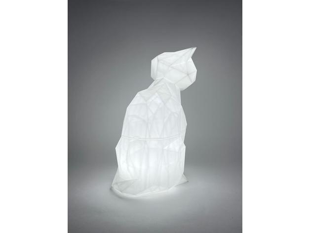 Cat shaped lamp  3d model