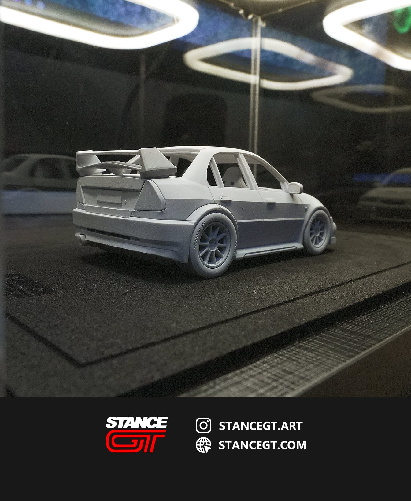 Lancer Evolution VI | Model Kit Car 3d model