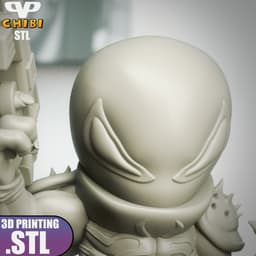 Agent Venom Chibi STL for 3D Printing ChibiSTL 3DXM 3d model