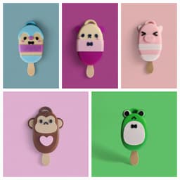 2025 Popsicle Pals + Bonus Summer Treat! 3d model