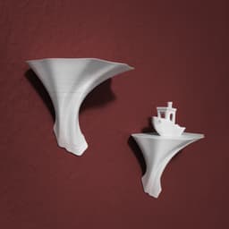 Mushroom shelf “Fungus” 3d model