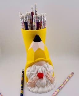 Pencil Gnome Pencil Holder 3d model