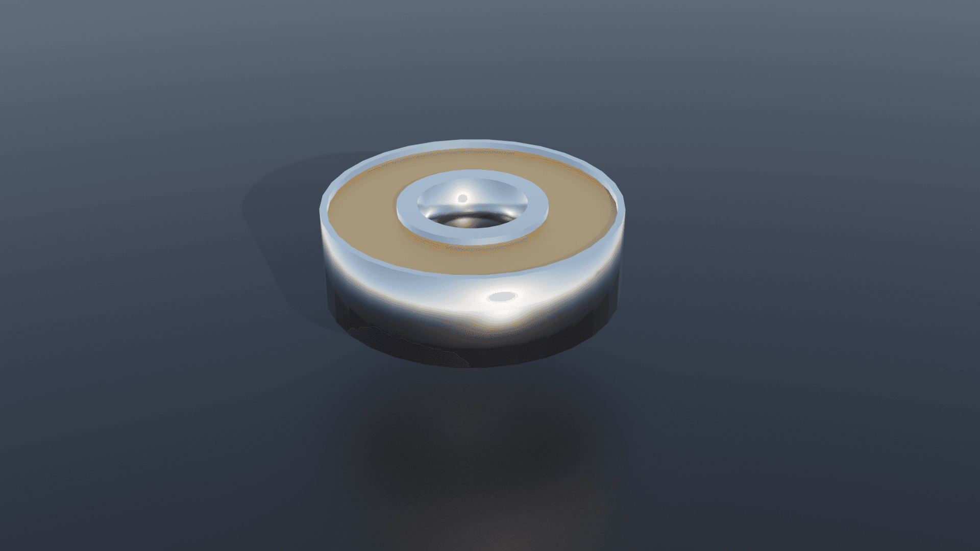 608ZZ bearing object with exact dimensions 3d model