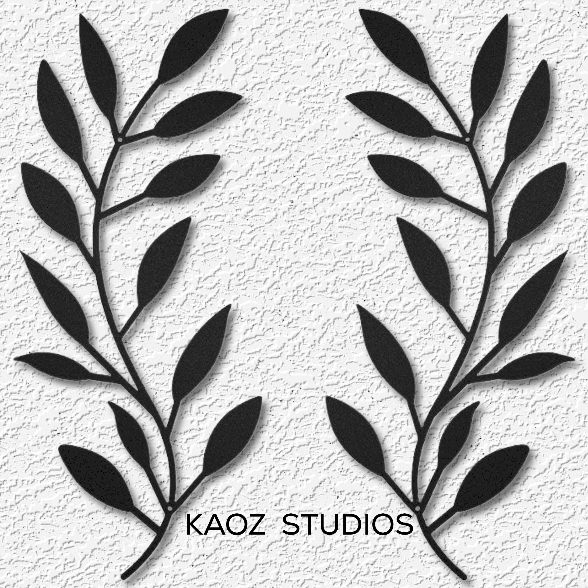 Greek Vines wall art scroll wall decor plant decoration 3d model