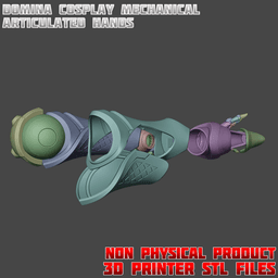 Domina Articulated Hands Cosplay Set Overwatch 3d model