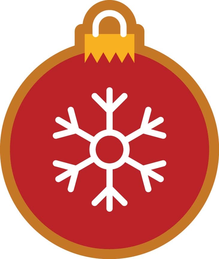 Cookie cutter christmas ball 3d model