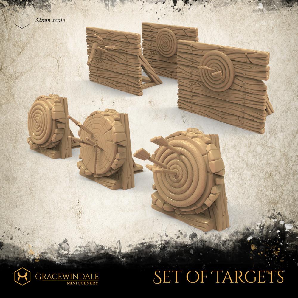 Set of Targets 3d model