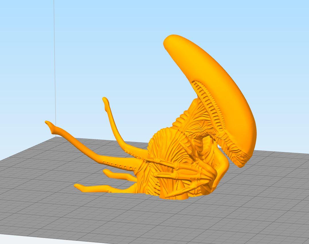 Giger Alien Bust 3d model
