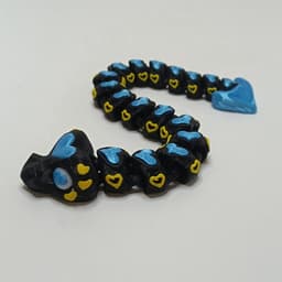 Cute Articulated Heart Mamba (Black 3d model