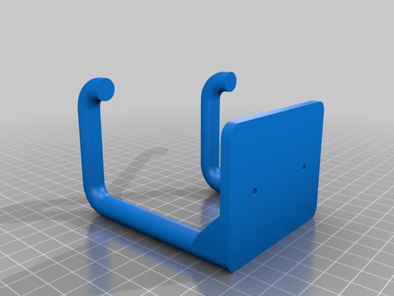Under Desk or Shelf Holster / Hook For Chicago Electric 12 Setting Heat Gun 3d model